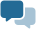 Icon of comments representing communication